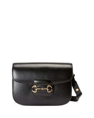 black gucci horseshoe bag