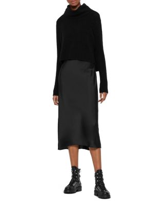 all saints long sleeve dress