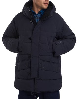 barbour alpine quilted jacket black