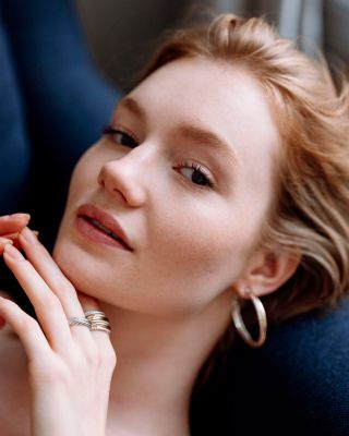 Sterling Silver & 18K Yellow Gold Crossover Ring