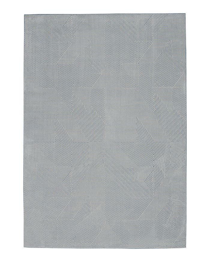 Calvin Klein Ck850 Orlando Area Rug, 5'3 X 7'3 In Gray/light Blue
