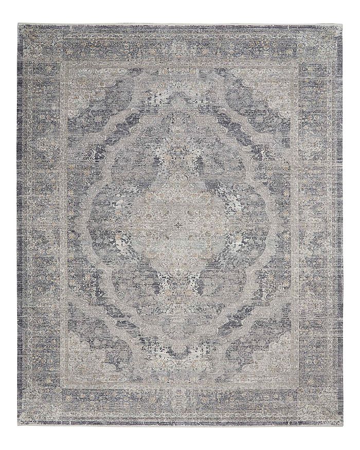 Nourison Starry Nights Stn05 Area Rug, 8'6 X 11'6 In Charcoal/cream
