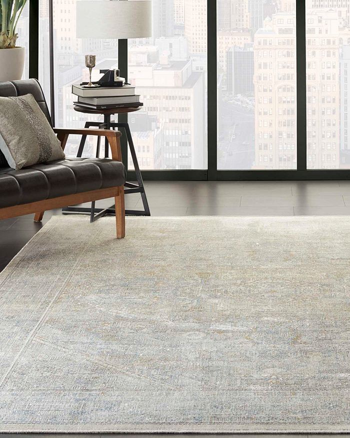 Nourison Starry Nights Stn02 Area Rug, 8' X 10' In Cream Gray