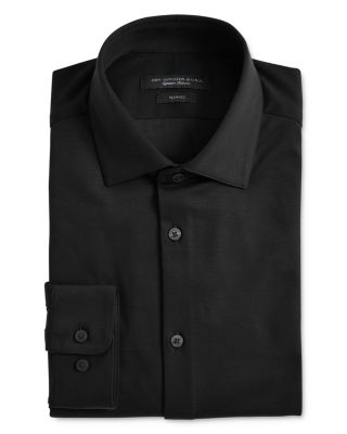 mens designer black dress shirts