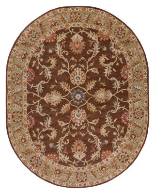 Livabliss Caesar Cae-1009 Area Rug, 8' x 10' Oval