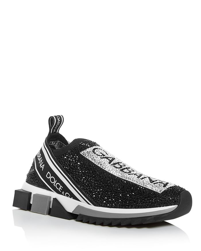 Top 80+ imagen dolce and gabbana sorrento crystal sneakers