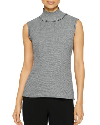 Striped Mock-Neck Tank