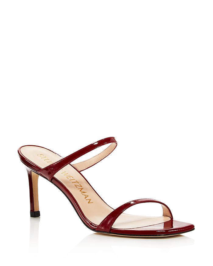 Stuart Weitzman Women's Aleena High-heel Slide Sandals In Red