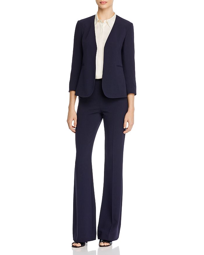 Shop Theory Lindraya Admiral Crepe Blazer - 100% Exclusive In Black