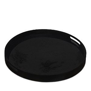 Ethnicraft Notre Monde Clear Mirror Tray In Charcoal