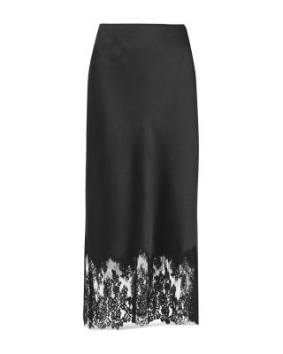 the Virgins　satin lacetrim skirt Cream2piece1_a0675208-44e3-