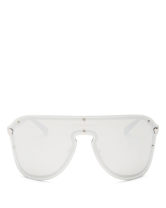 Versace women's shield sunglasses sales