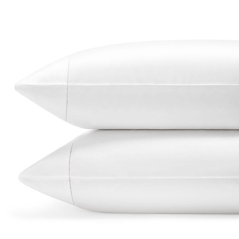 Sferra Giza 45 Sateen Standard Pillowcase, Pair In White
