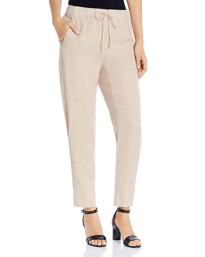 Eileen Fisher Tapered Drawstring Ankle Pants | Bloomingdale's