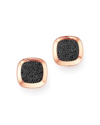 roberto coin black diamond earrings