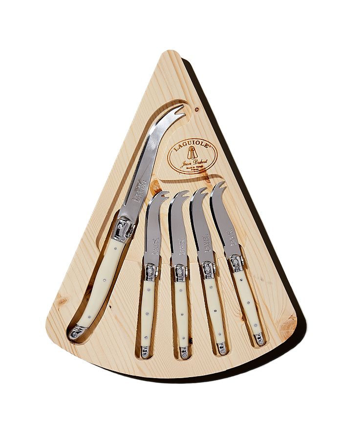 Laguiole Jean Dubost Cheese Set With Cheese Board And Knives, Set Of 5