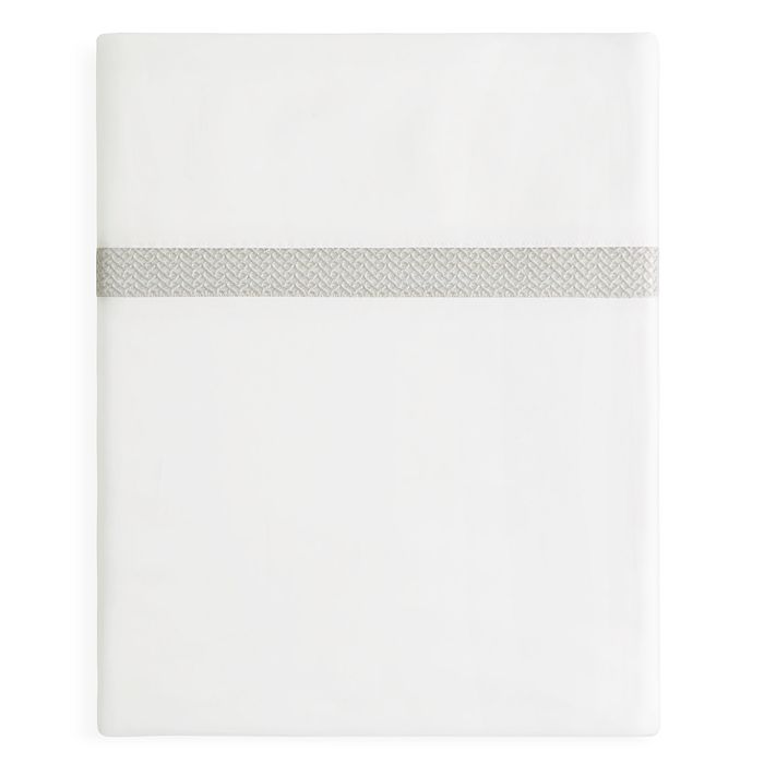 Amalia Home Collection Carmo Flat Sheet, Queen - 100% Exclusive In Pale Gray