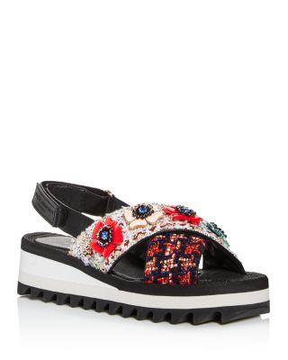 HOT Platform Sandals Kurt Geiger Red Sandals KURT GEIGER