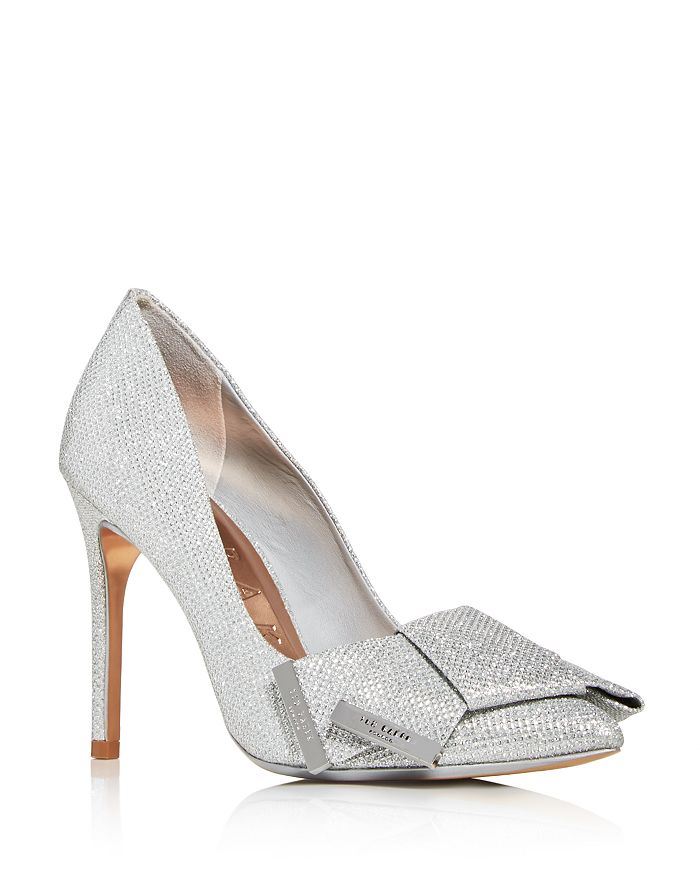 TED BAKER WOMEN'S IINESM GLITTER POINTED-TOE PUMPS,241016-IINESM-040