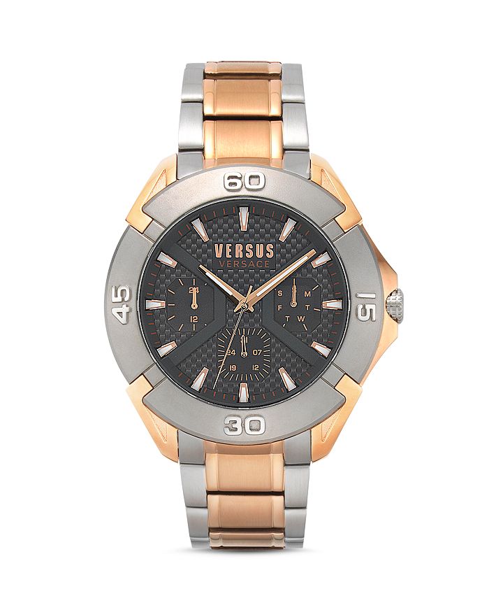 Versus Versace Versus Rue Oberkampf Rose Gold Silver Tone Link