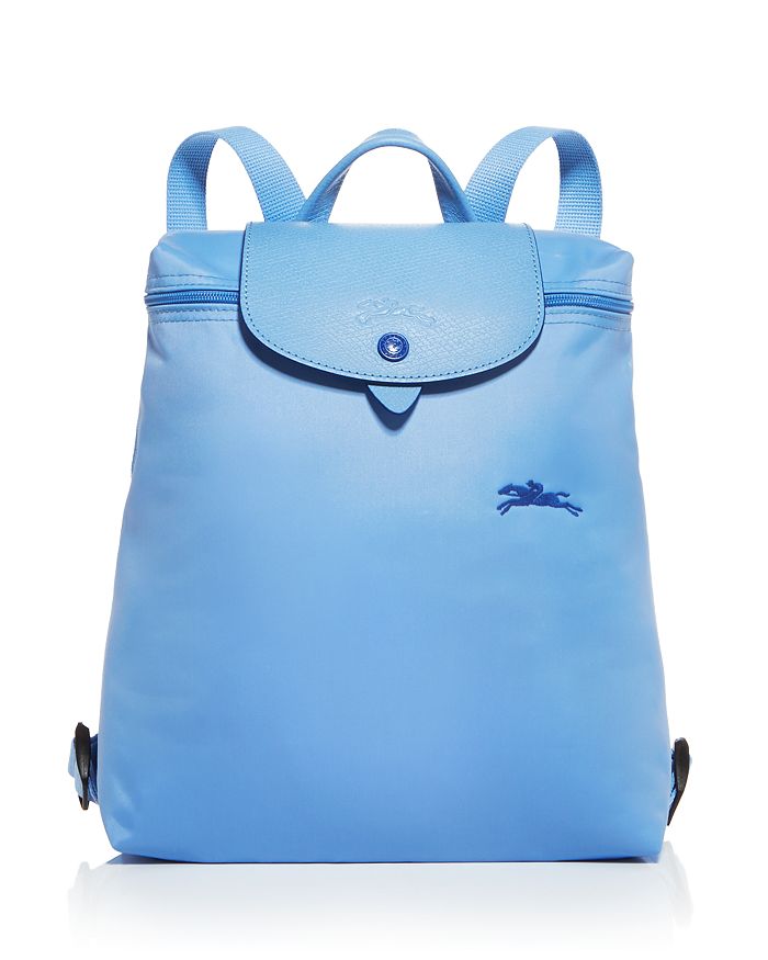 Longchamp Le Pliage Club Nylon Backpack In Blue