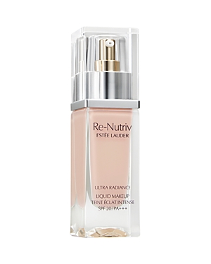 Shop Estée Lauder Re-nutriv Ultra Radiance Liquid Foundation Spf 20 In 1c1 Cool Bone (light With Cool Rosy Peach Undertones)