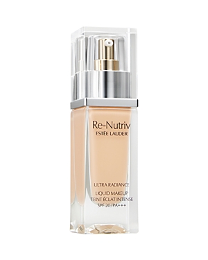 Shop Estée Lauder Re-nutriv Ultra Radiance Liquid Foundation Spf 20 In 1n2 Ecru (light With Neutral Rosy Undertones)