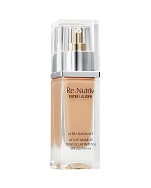 Shop Estée Lauder Re-nutriv Ultra Radiance Liquid Foundation Spf 20 In 3w1 Tawny (medium With Warm Golden Undertones)