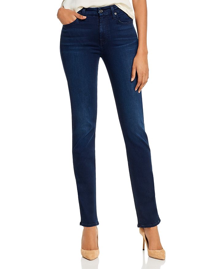 7 For All Mankind Kimmie Straight-Leg Jeans in Slim Illusion Luxe ...