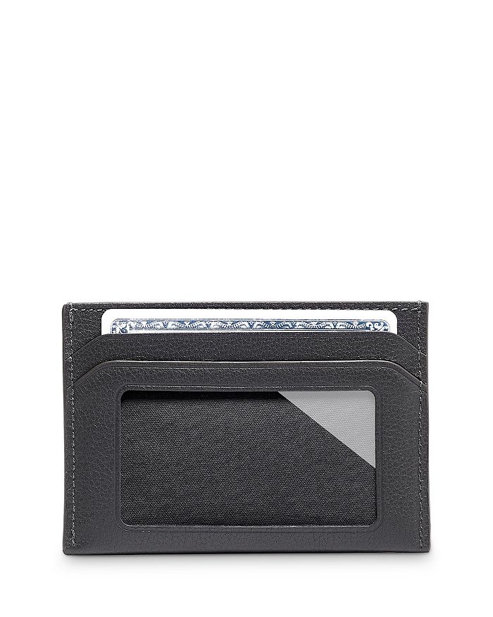 Shop Tumi Nassau Slim Card Case In Gray Texture