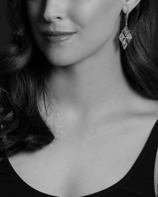 Sterling Silver & 18K Yellow Gold Signature Caviar Lightweight Four Drop Earrings