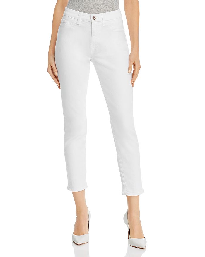 JEN 7 by 7 For All Mankind Jen 7 High Rise Ankle Skinny Jeans in White ...