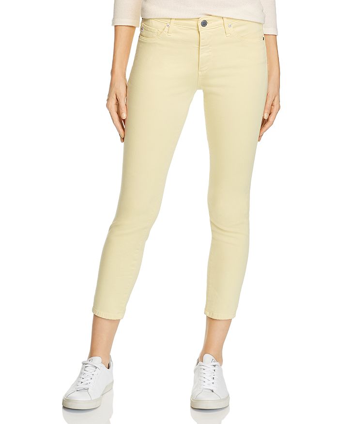 Ag Prima Mid-rise Crop Skinny Jeans In Morocco Sand - 100% Exclusive
