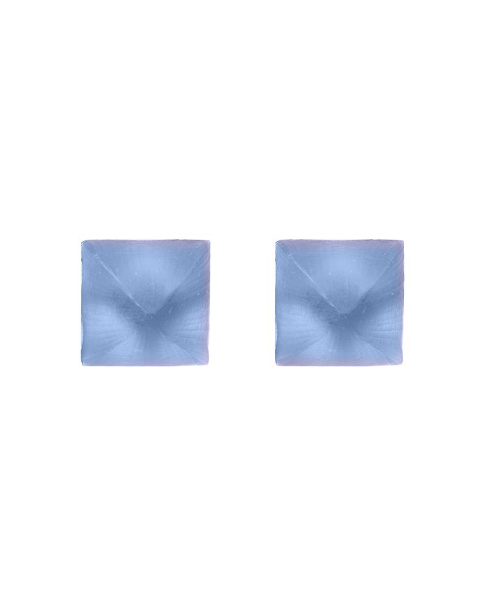 Alexis Bittar Pyramid Post Earrings In Powder Blue