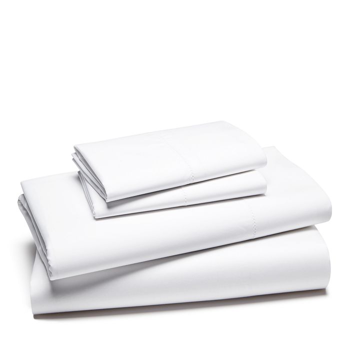 Hudson Park Collection Egyptian Percale Fitted Sheet, Queen - 100% Exclusive In White