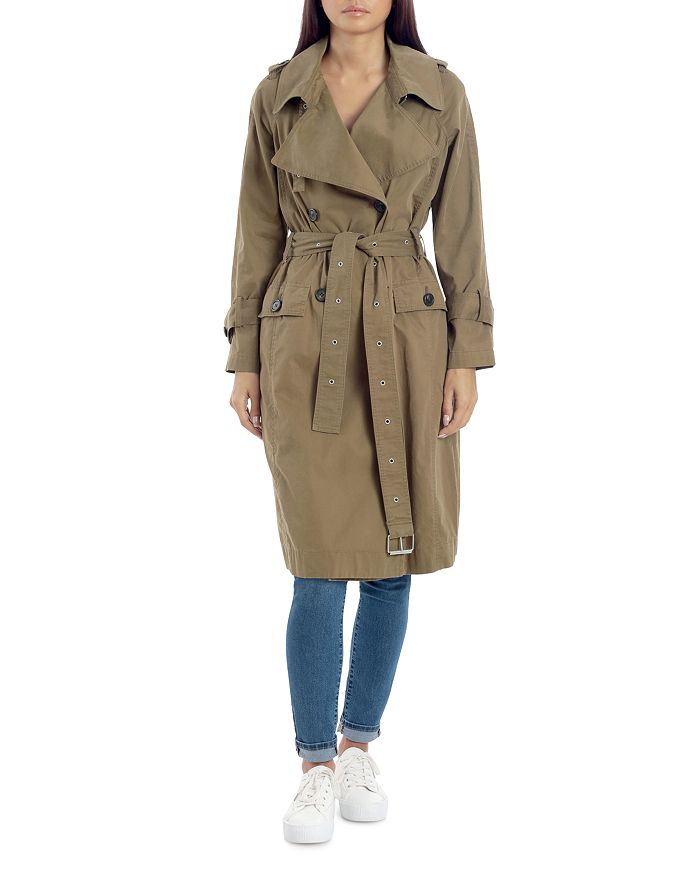 AVEC LES FILLES RAGLAN DOUBLE-BREASTED TRENCH COAT,67440