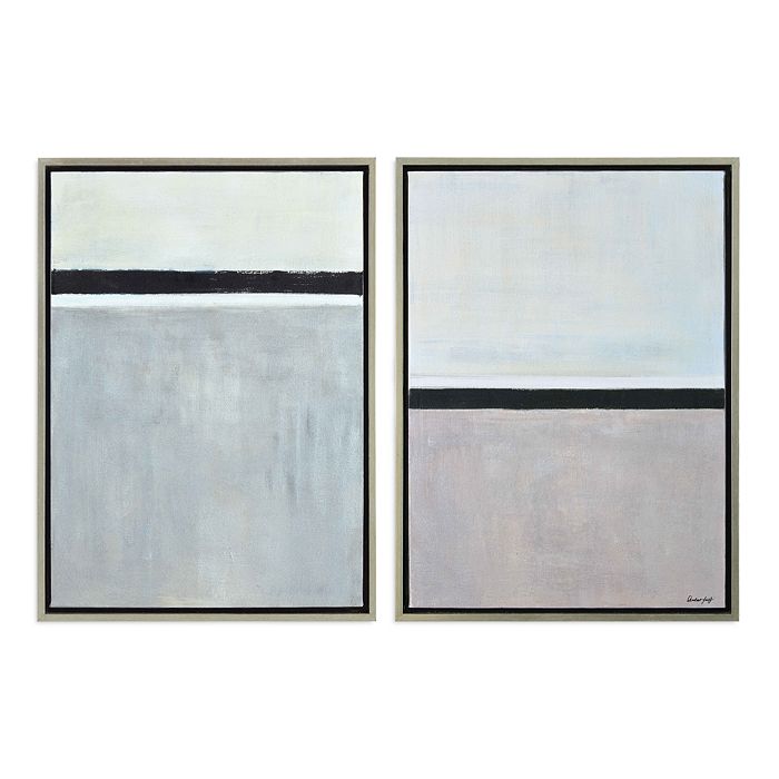 Renwil Ren-wil Arquisite Painting, Set Of Two In Blue