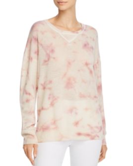 C by Bloomingdale's - Tie-Dye Cashmere Sweater - 100% Exclusive