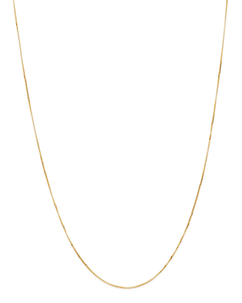 Bloomingdale's Box Link Chain Necklace In 14k Yellow Gold - Exclusive In Yellow Gold
