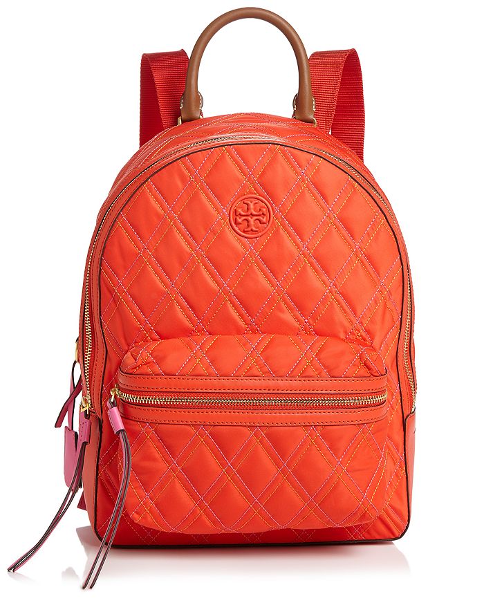 Tory burch deals orange backpack
