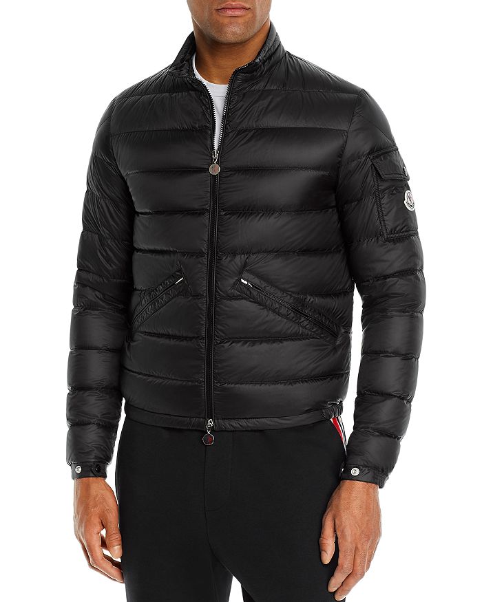 Moncler Agay Quilted Nylon Down Jacket In 999 Black | ModeSens