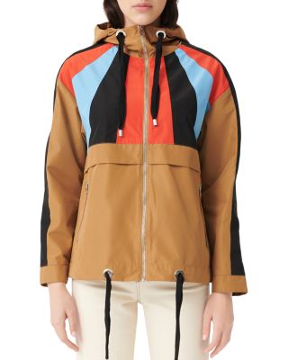 Maje Banela Colorblock Windbreaker Jacket