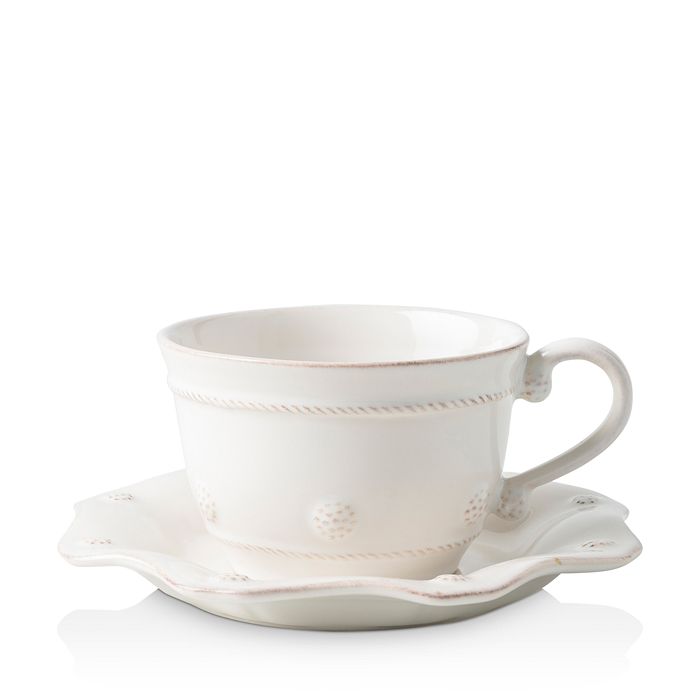 Juliska Berry & Thread Whitewash Coffee/tea Cup In Whitewash