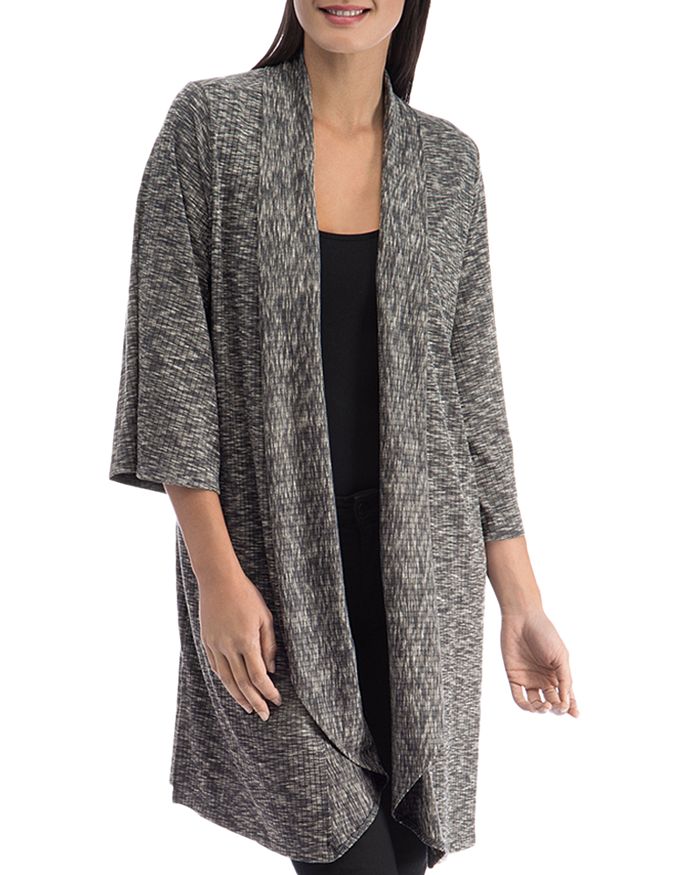 B Collection by Bobeau Ellen Waterfall Ribbed Cardigan | Bloomingdale's