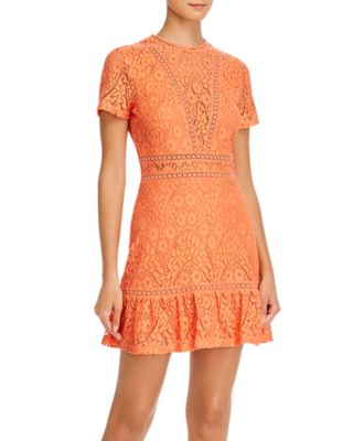 orange cocktail dresses