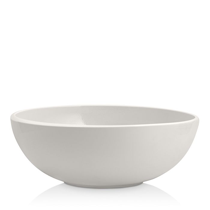 Shop Villeroy & Boch New Moon Large Round Vegetable Bowl In White
