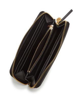 designer zip around purse