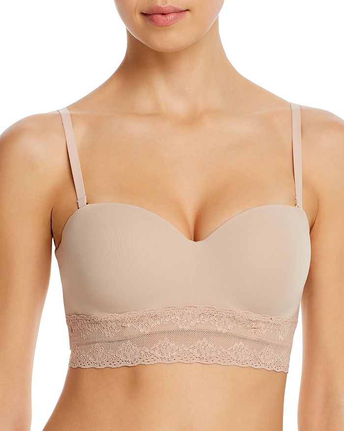 Shop Natori Bliss Perfection Strapless Bra In Cafe