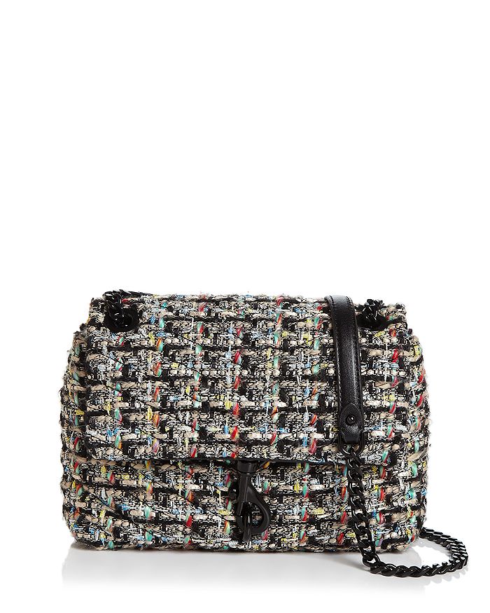 Rebecca Minkoff Edie Mini Tweed Convertible Crossbody Bag