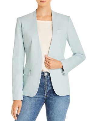 theory denim blazer